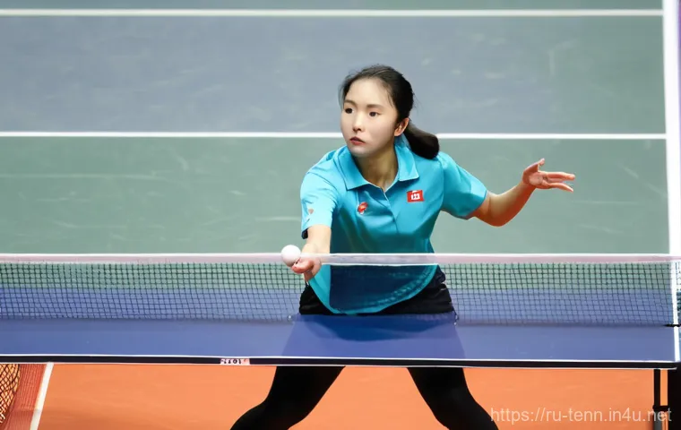 탁구 펜홀더와 쉐이크핸드 라켓 비교 - **Prompt: The Dynamic Shakehand Grip**
    "A professional table tennis player, a male in his late 2...
