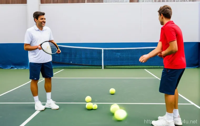 테니스 입문자의 장비 예산 - **Image Prompt 2: Proper Tennis Attire and Footwear on Court**
"A dynamic, mid-action shot of an... 테니스 입문자의 장비 예산 - **Image Prompt 2: Proper Tennis Attire and Footwear on Court**
"A dynamic, mid-action shot of an...