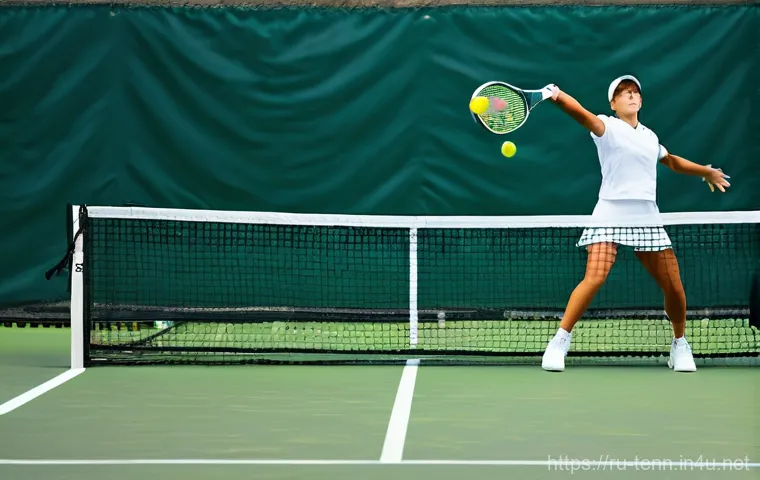 테니스 훈련용 장비 선택 가이드 - **"A female tennis player, early thirties, demonstrating explosive agility during a footwork drill. ... 테니스 훈련용 장비 선택 가이드 - **"A female tennis player, early thirties, demonstrating explosive agility during a footwork drill. ...