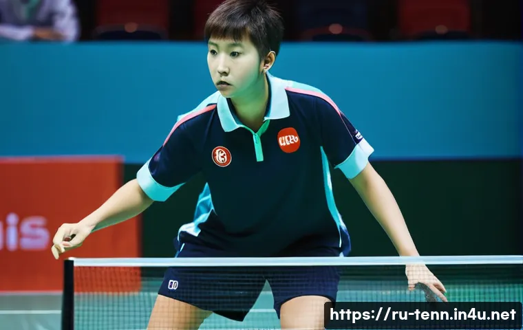 탁구 대회 준비 요령 - **Prompt:** A table tennis player, appearing to be in their early twenties, male or female, standing...